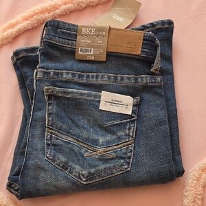 BKE Payton Mid-Rise Flare Jeans in Blue